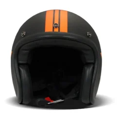 Casco Jet Dmd Retro Color Star Orange