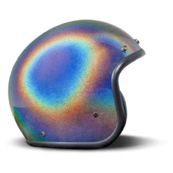 Casco Jet Dmd Retro Design Rainbow