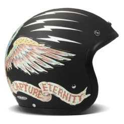 Casco Jet Dmd Retro Graphic Eagle