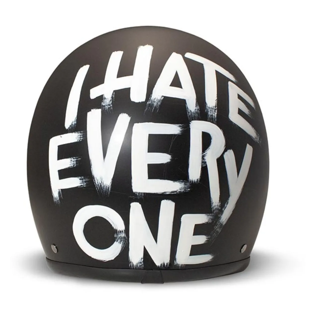 Casco Jet Dmd Retro Graphic I Hate Everyone