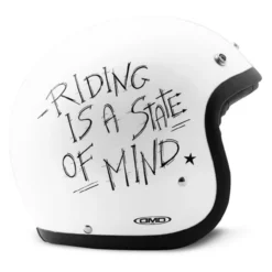 Casco Jet Dmd Retro Graphic Oldie