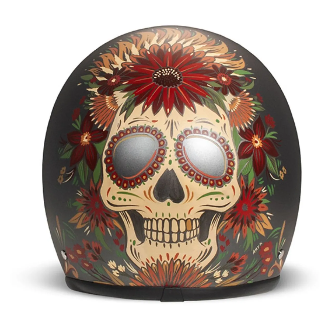 Casco Jet Dmd Retro Graphic Skull