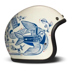 Casco Jet Dmd Retro Graphic Tigre