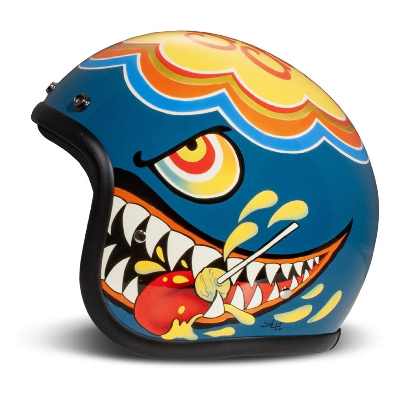 Casco Jet Dmd Retro Lollipop
