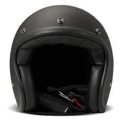 Casco Jet Dmd Retro Mono Matt Black