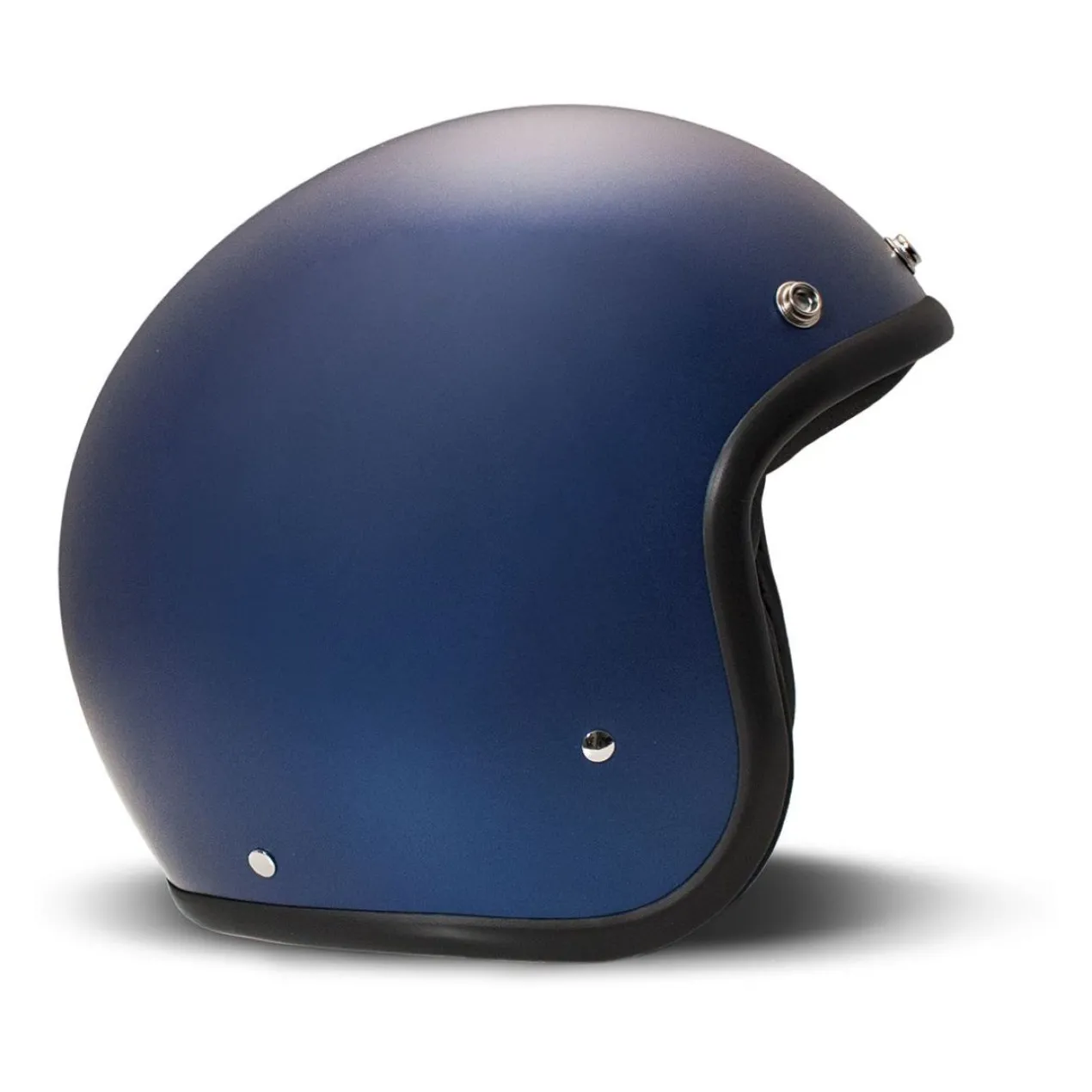 Casco Jet Dmd Retro Mono Matt Deep Blue