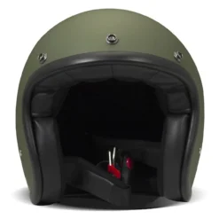 Casco Jet Dmd Retro Mono Matt Green