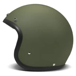 Casco Jet Dmd Retro Mono Matt Green
