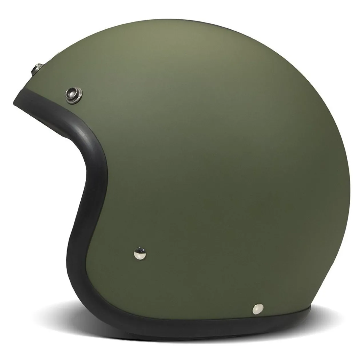 Casco Jet Dmd Retro Mono Matt Green