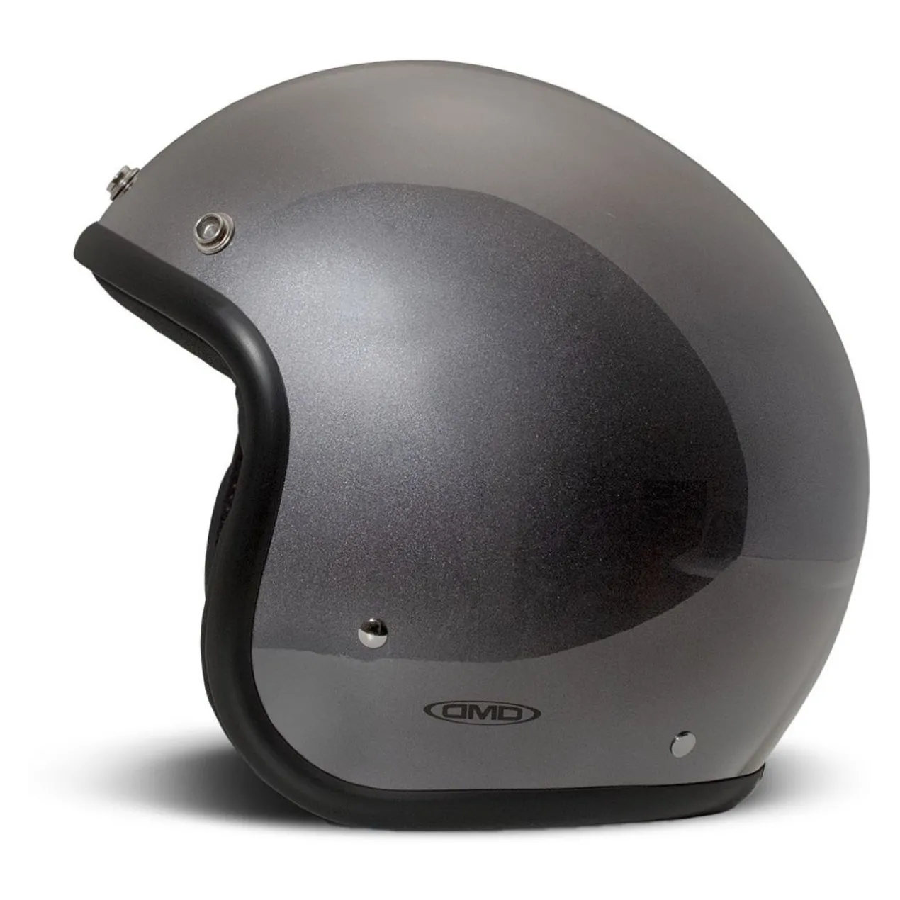 Casco Jet Dmd Retro Mono Metallic Grey