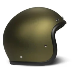 Casco Jet Dmd Retro Mono Olive Gold