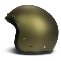 Casco Jet Dmd Retro Mono Olive Gold