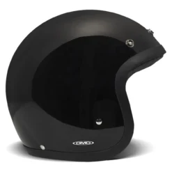 Casco Jet Dmd Retro Mono Solid Black
