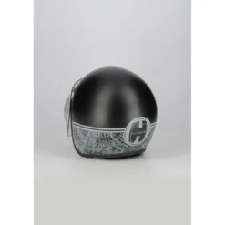 Casco Jet Fibra Motocubo Miami Vis Bolla Humans Nero Opaco