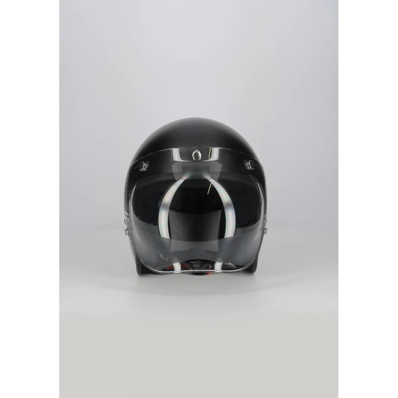 Casco Jet Fibra Motocubo Miami Vis Bolla Humans Nero Opaco