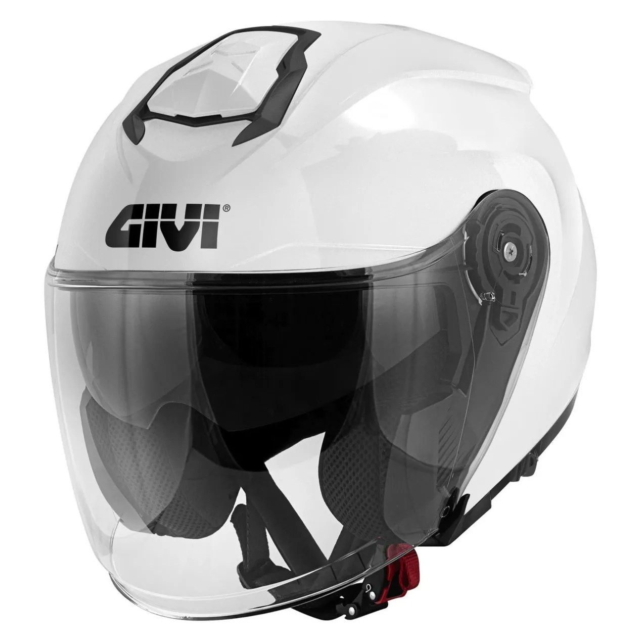 Casco Jet Givi X25 Solid Bianco Lucido