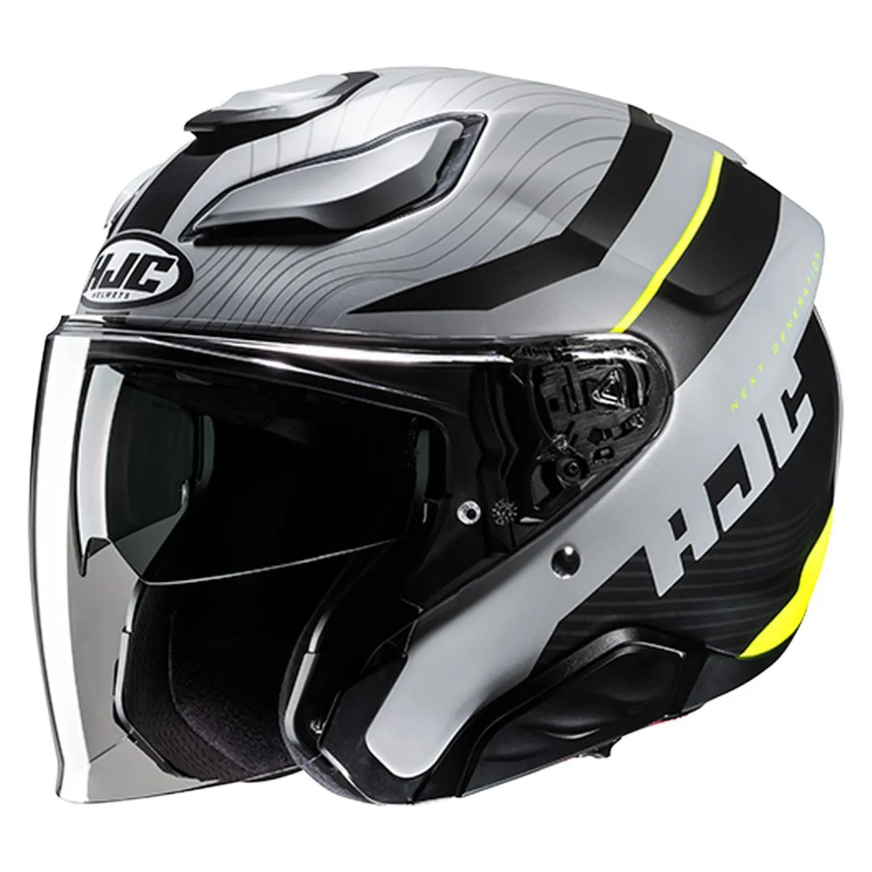 Casco Jet Hjc F31 Naby Yellow