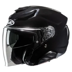 Casco Jet Hjc F31 Solid Metal Black
