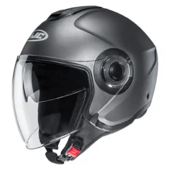 Casco Jet Hjc i40N Semi Flat Titanium