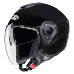 Casco Jet Hjc i40N Solid Metal Black
