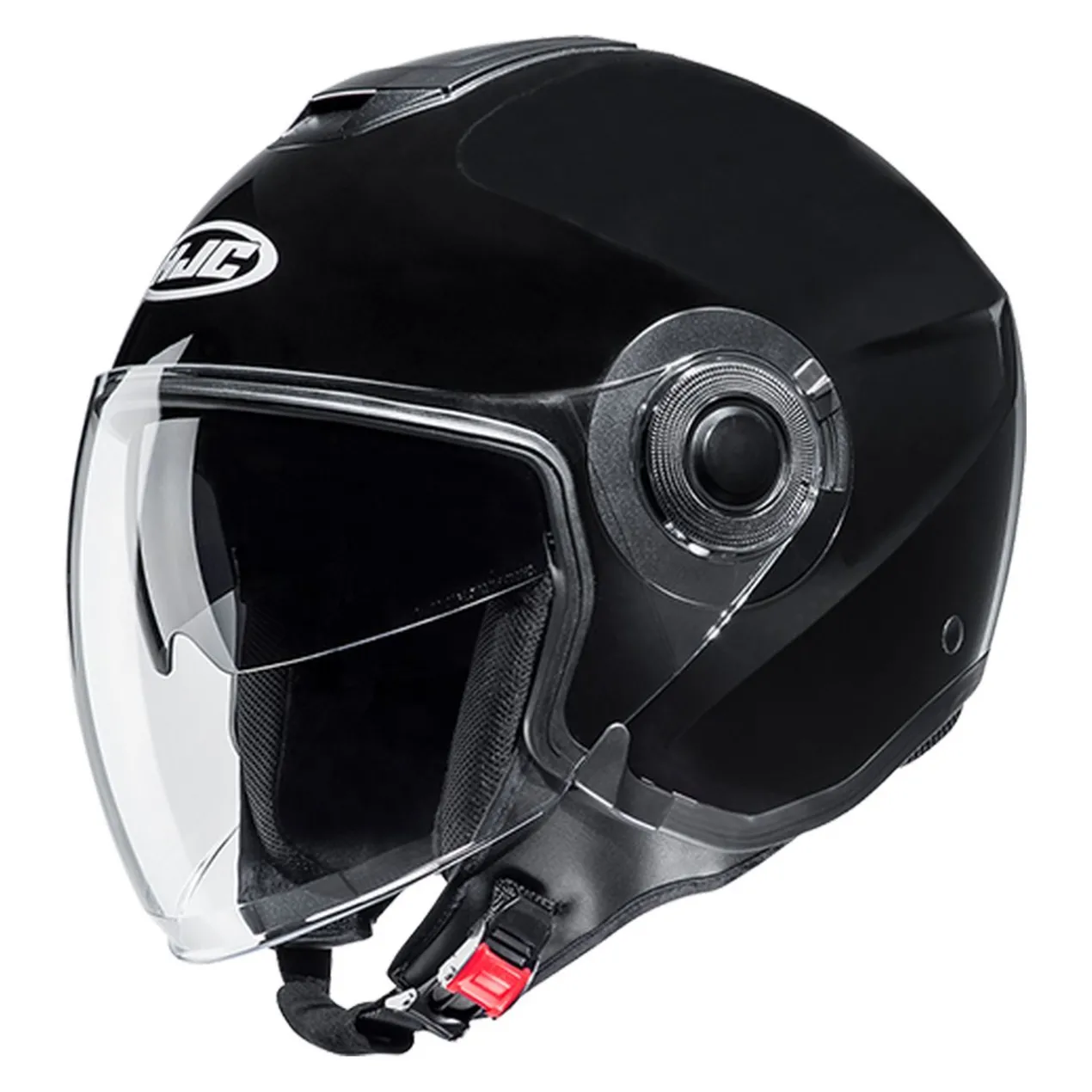 Casco Jet Hjc i40N Solid Metal Black