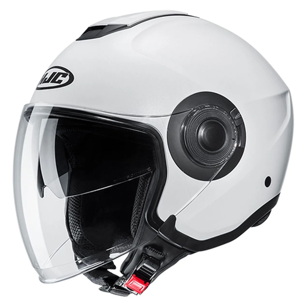 Casco Jet Hjc i40N Solid Pearl White