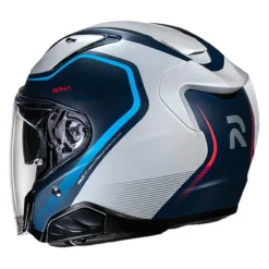Casco Jet Hjc Rpha31 Kouv White Blue Red