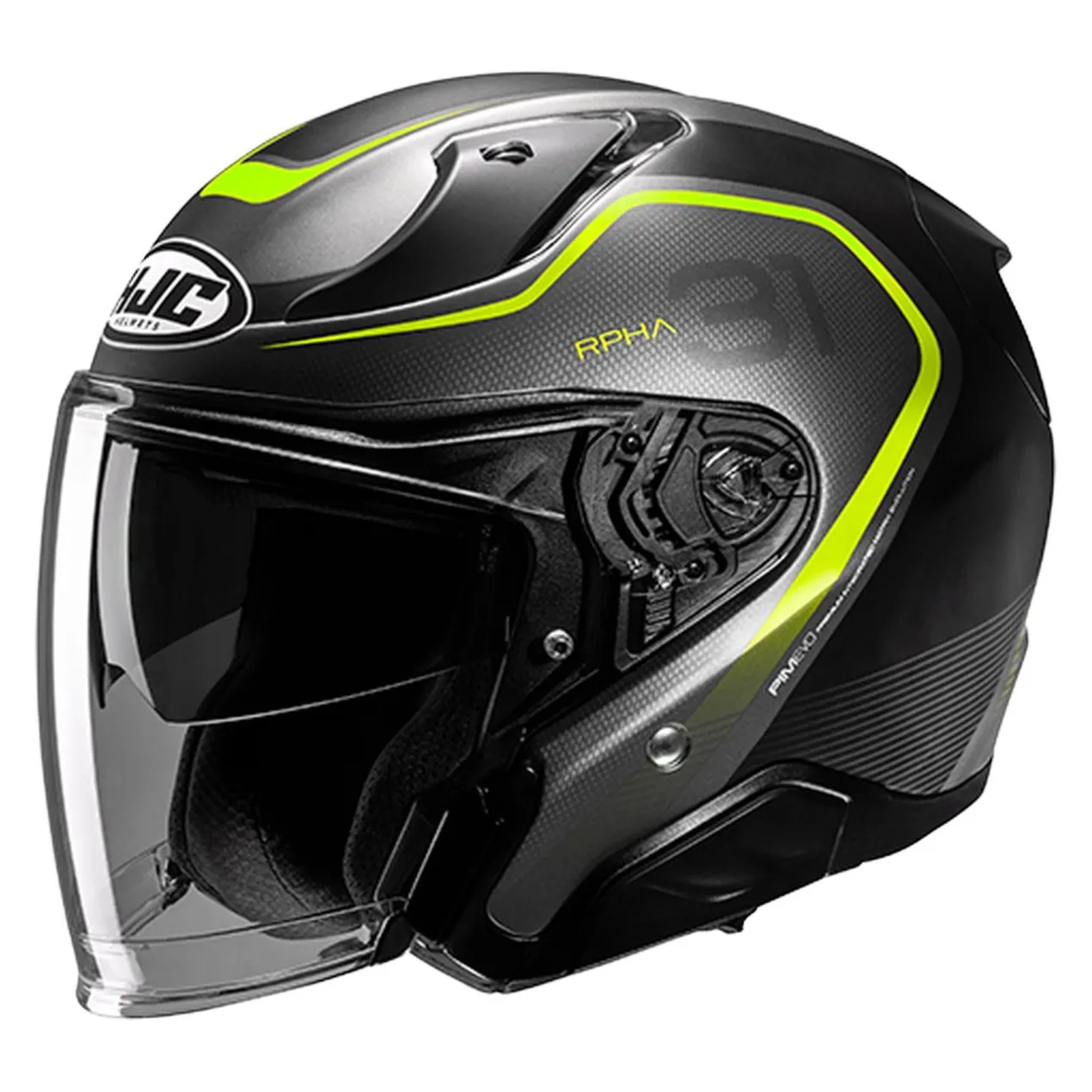 Casco Jet Hjc Rpha31 Kouv Yellow