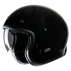 Casco Jet Hjc V31 Solid Nero Lucido