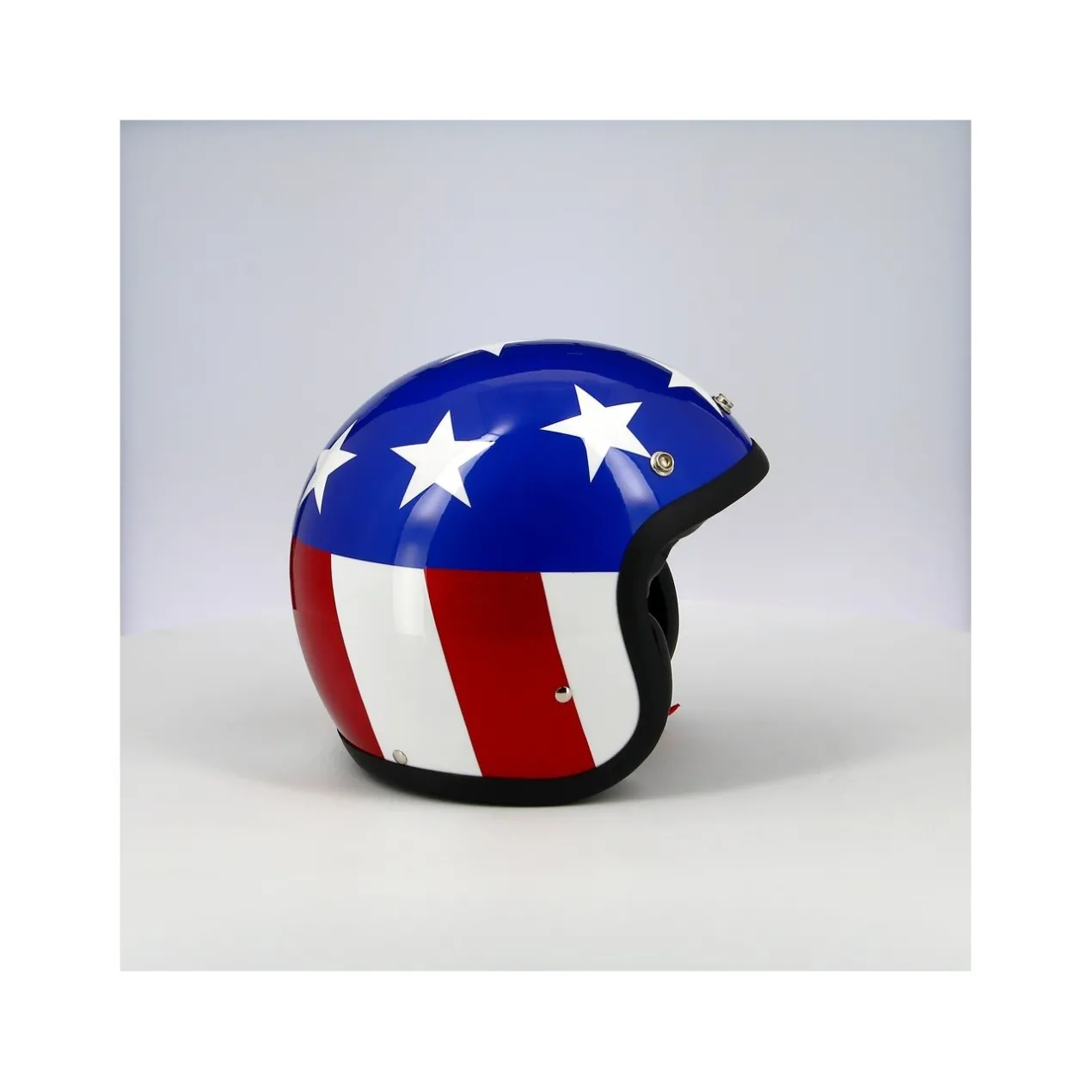 Casco Jet In Fibra Dmd Vintage America Usa