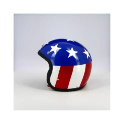 Casco Jet In Fibra Dmd Vintage America Usa