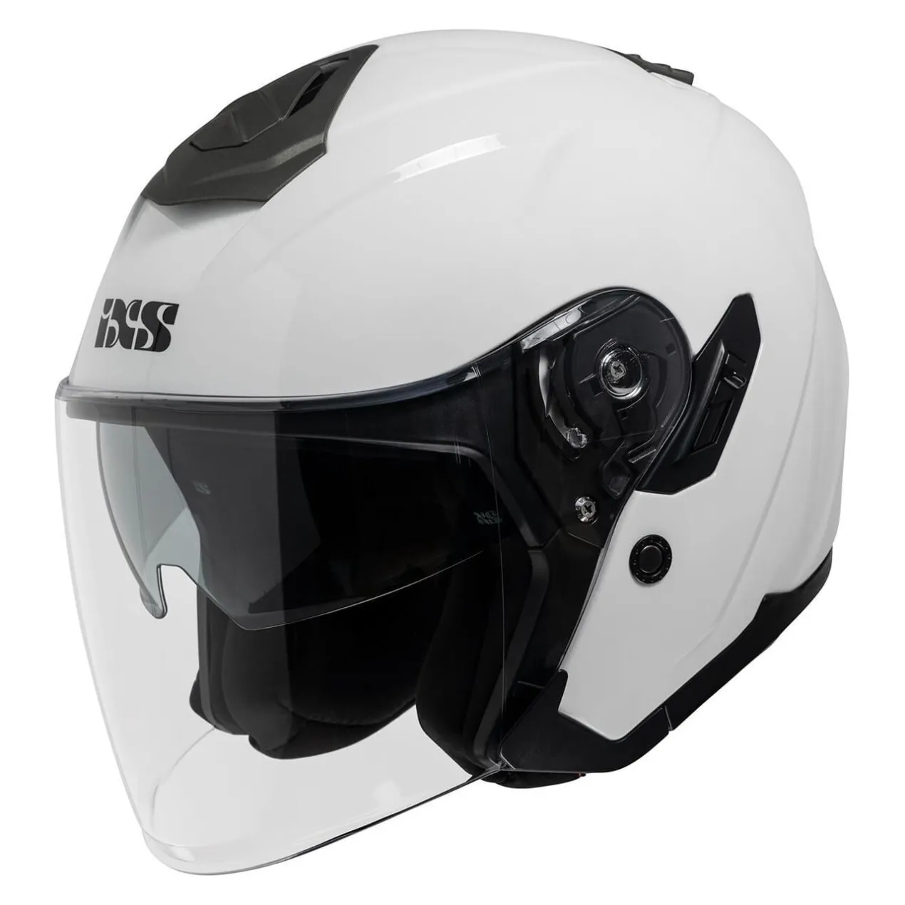 Casco Jet In Fibra Ixs 92 Fg 1.0 Parasole Integrato Bianco