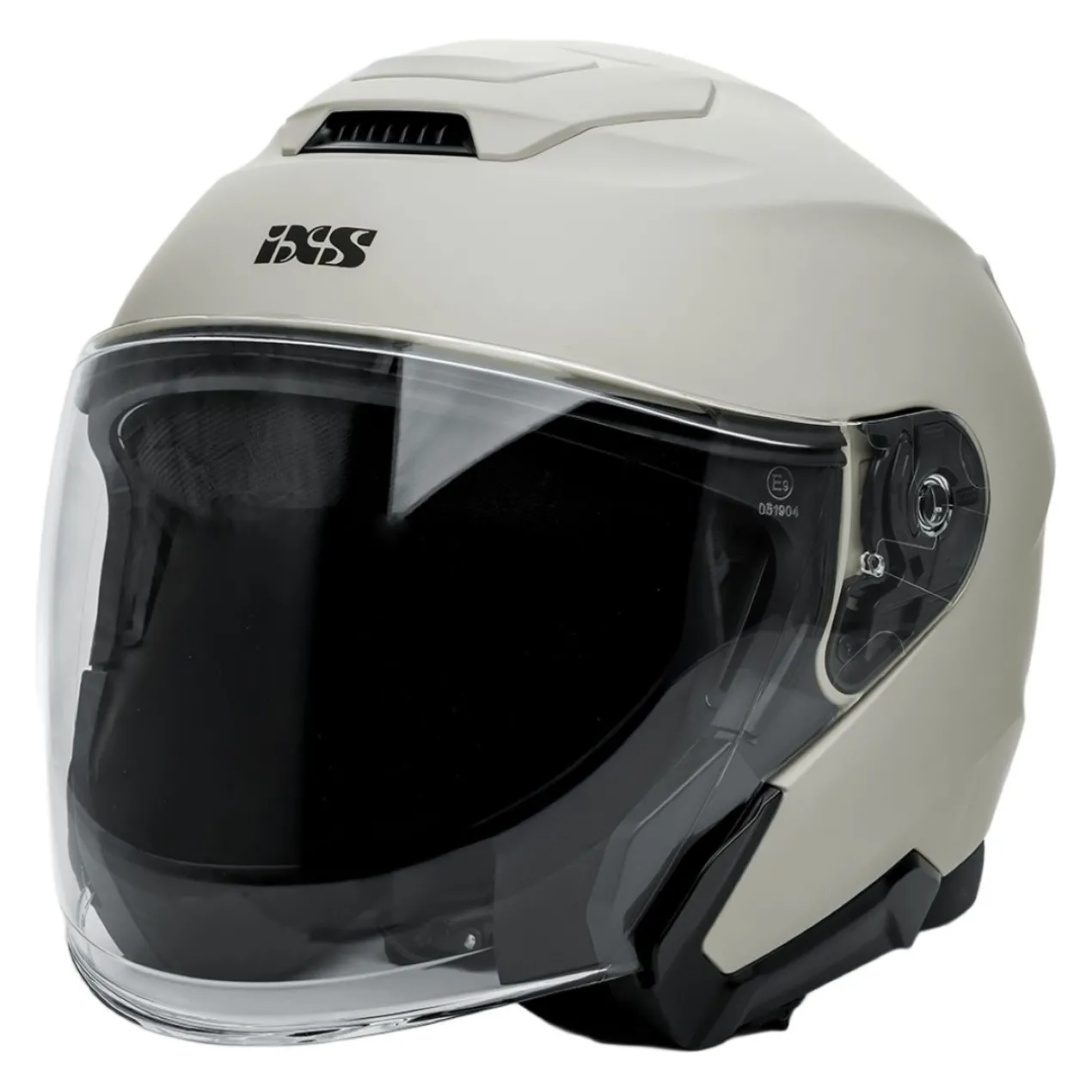 Casco Jet Ixs Rapid J 1.0 Mono Grigio Opaco
