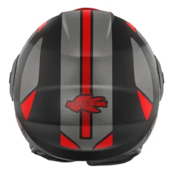 Casco Jet Kappa Kv37r Evo Style Nero / Tita /rosso