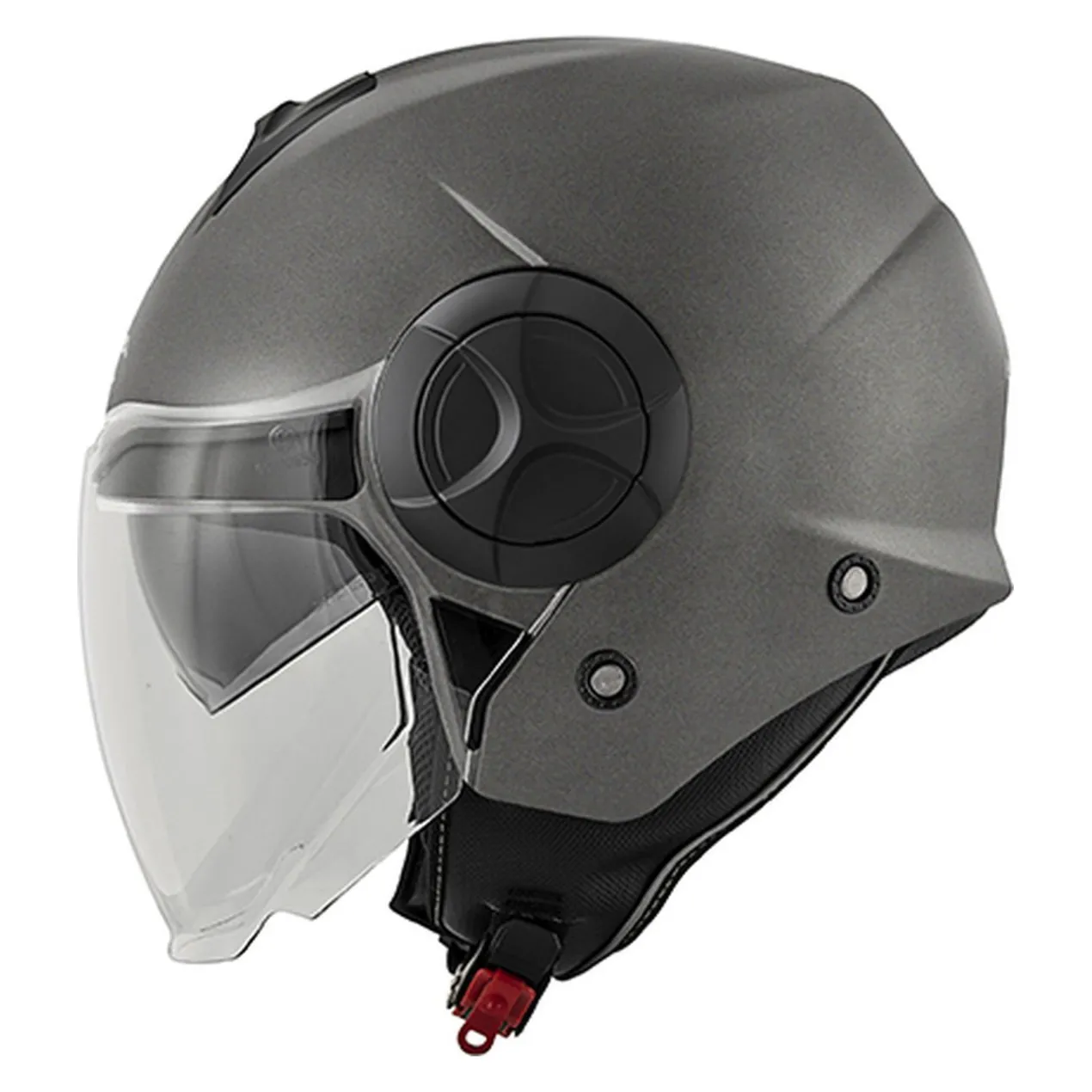 Casco Jet Kappa Kv37s Evo Mono Titanio Opaco