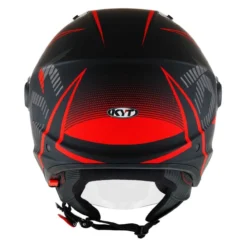 Casco Jet Kyt D-city Colorful Matt Red