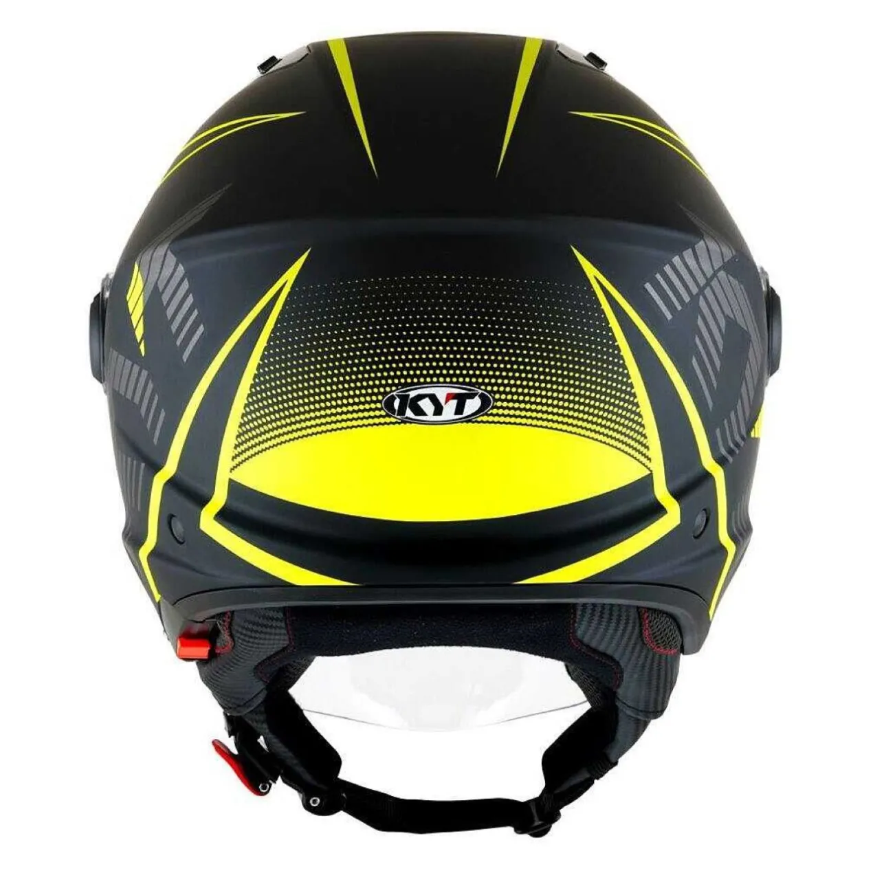 Casco Jet Kyt D-city Colorful Yellow