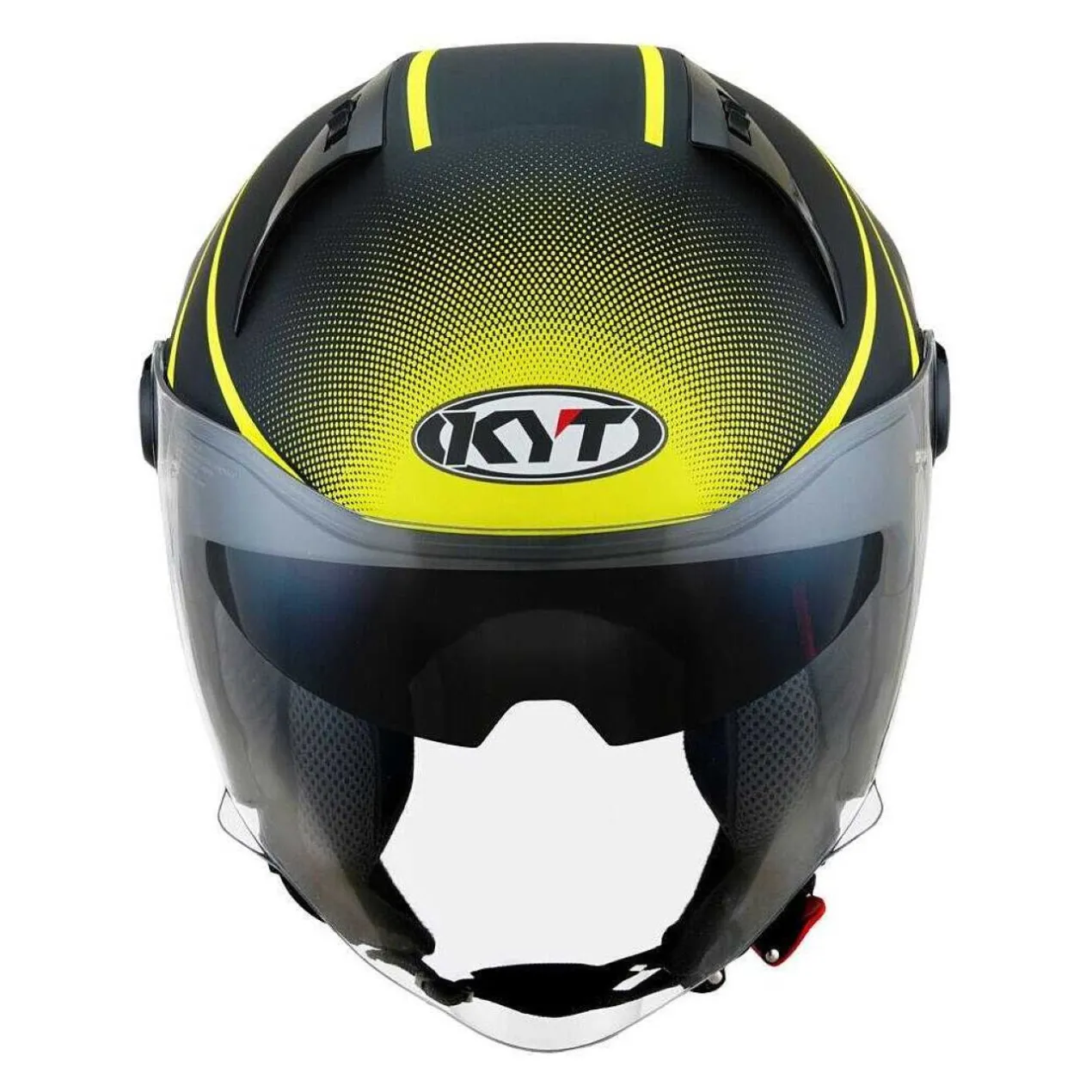 Casco Jet Kyt D-city Colorful Yellow