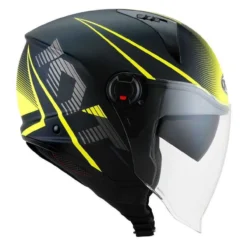 Casco Jet Kyt D-city Colorful Yellow