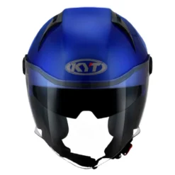 Casco Jet Kyt D-city Plain Blue Metal