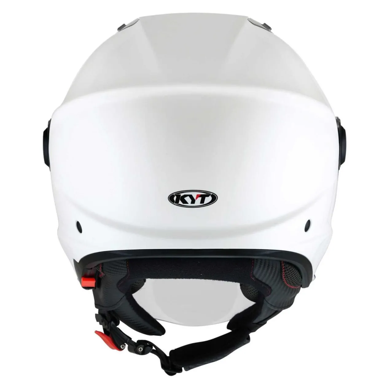 Casco Jet Kyt D-city Plain Crystal White Matt