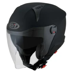 Casco Jet Kyt D-city Plain Matt Black