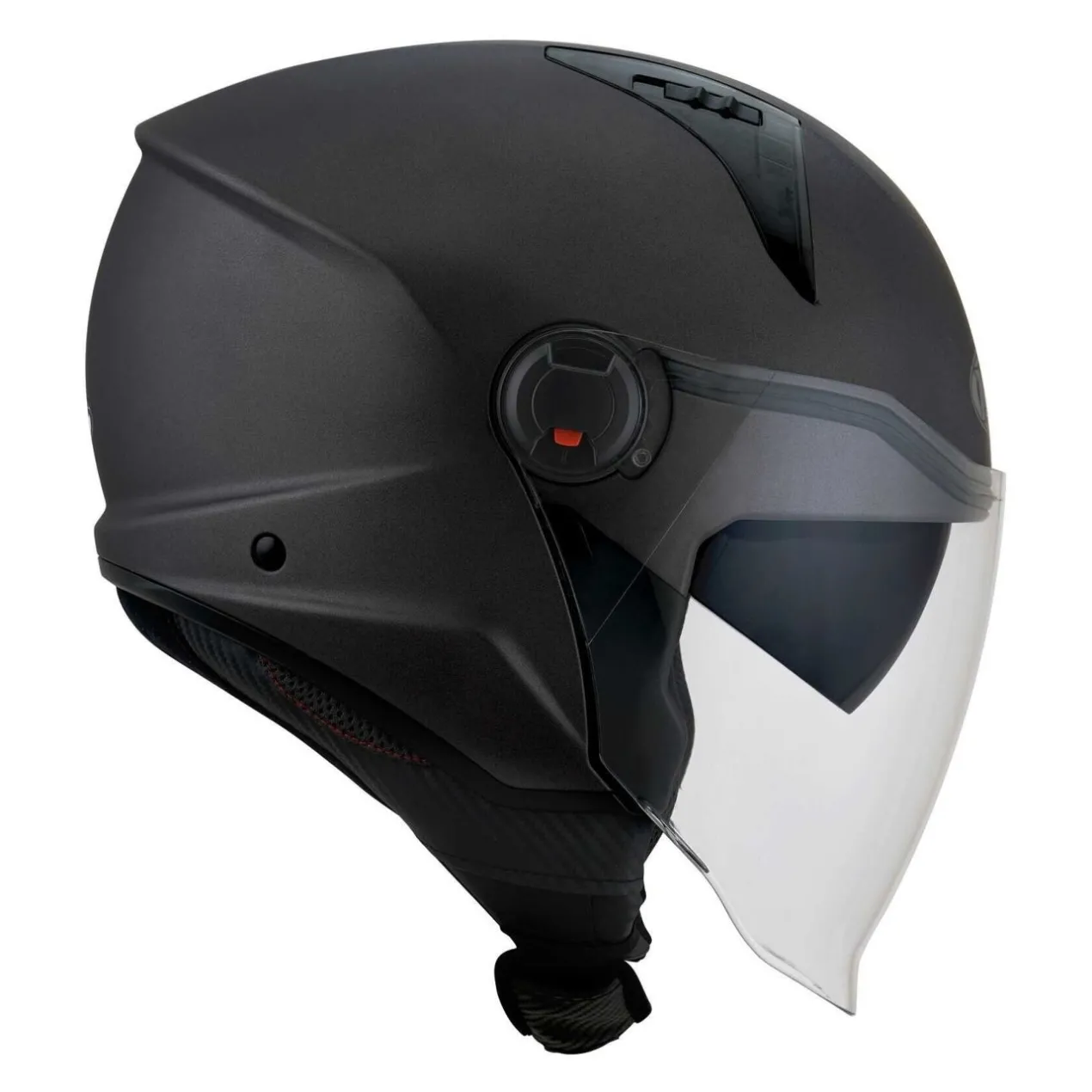 Casco Jet Kyt D-city Plain Matt Gun Metal