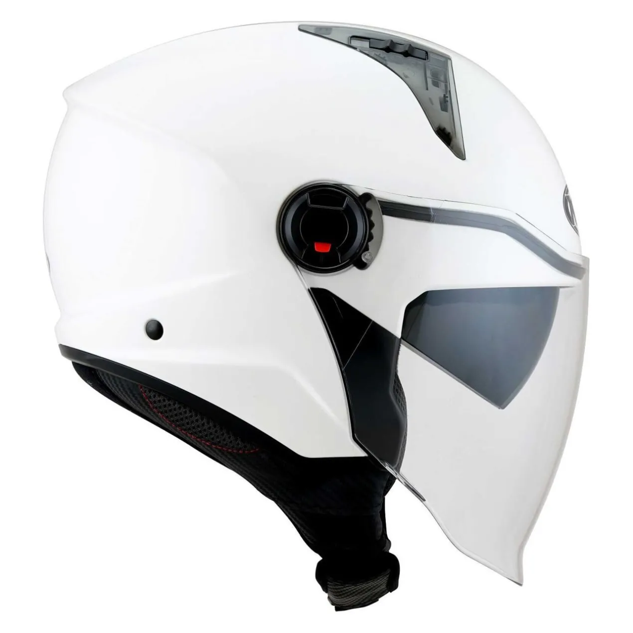 Casco Jet Kyt D-city Plain White
