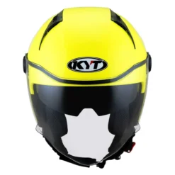 Casco Jet Kyt D-city Plain Yellow Fluo