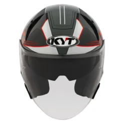 Casco Jet Kyt Ttr-jet Led Black/grey