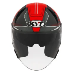 Casco Jet Kyt Ttr-jet Led Black/red
