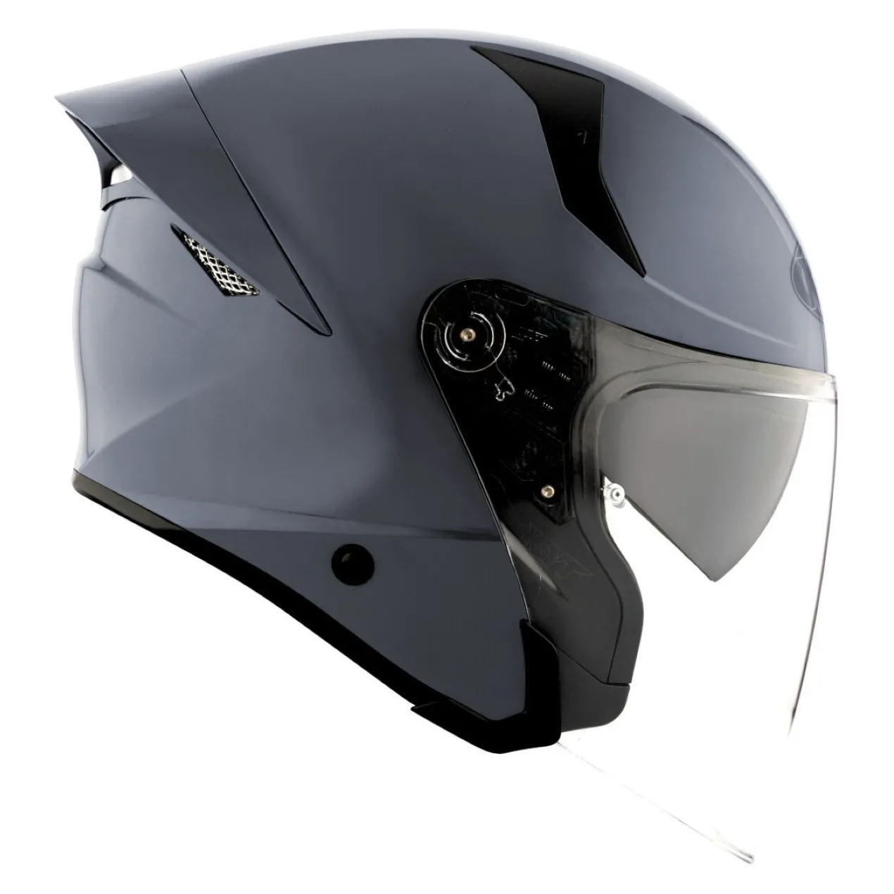 Casco Jet Kyt Ttr-jet Plain Grl Grey