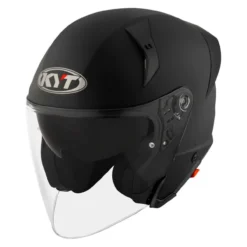 Casco Jet Kyt Ttr-jet Plain Matt Black