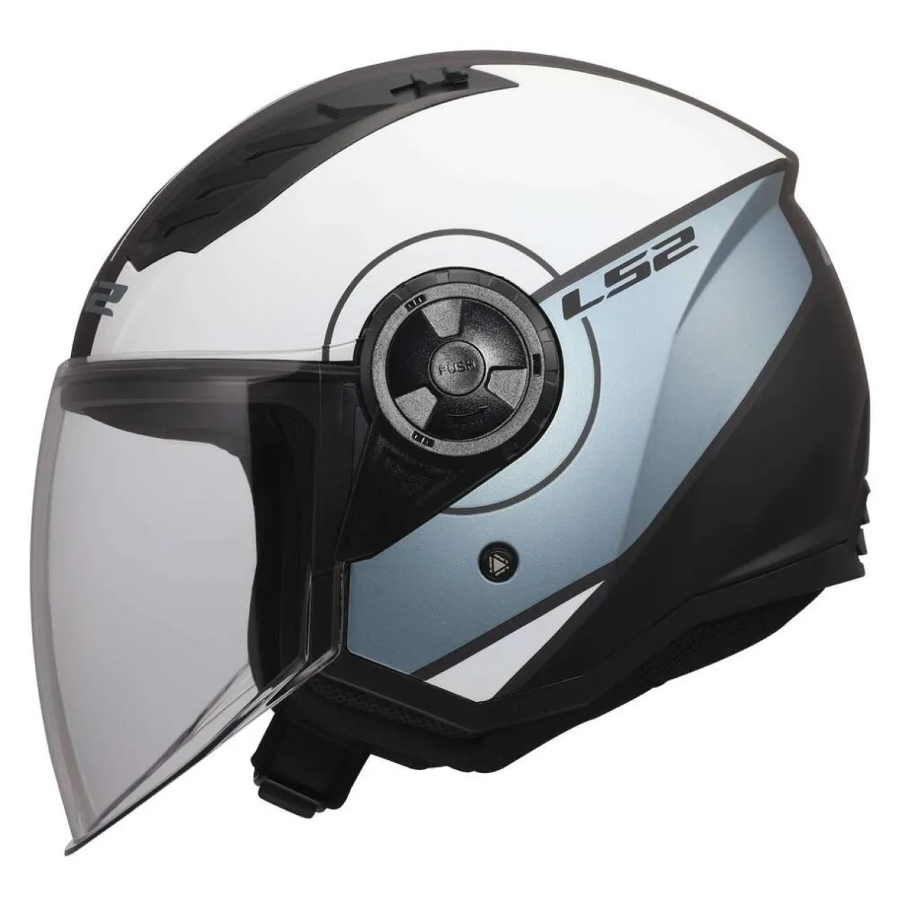 Casco Jet Ls2 Of616 Airflow II Cover Grey Blue